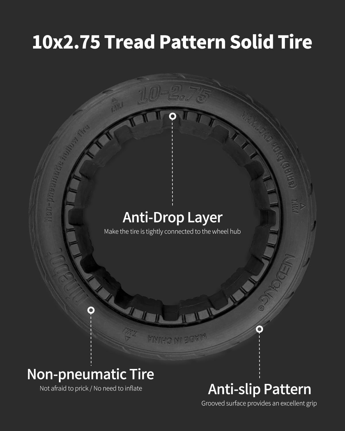 Llanta de confort para GoKart Pro y Gokart Bundle Kit de - Imagen 4