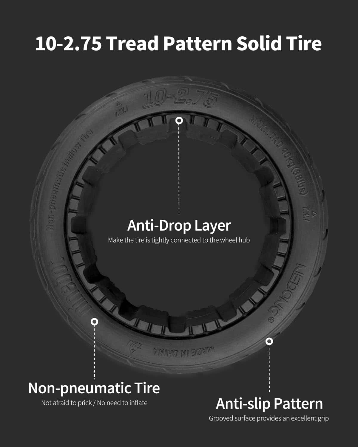 Llanta Comfort para GoKart Pro y Gokart Bundle Kit de - Imagen 4