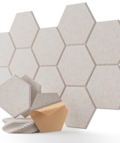 Paneles Acústicos Soundsbay, Pack de 12 Paneles Hexagonales