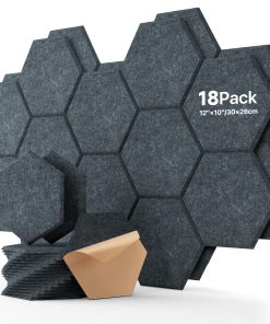 Paneles Acústicos Soundsbay, Paquete -Gris Oscuro