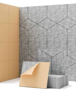 Paneles de Pared Insonorizantes -Gris