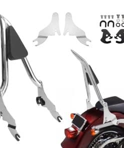 Totiancong 22" Respaldo Sissy Bar Para Harley Davidson