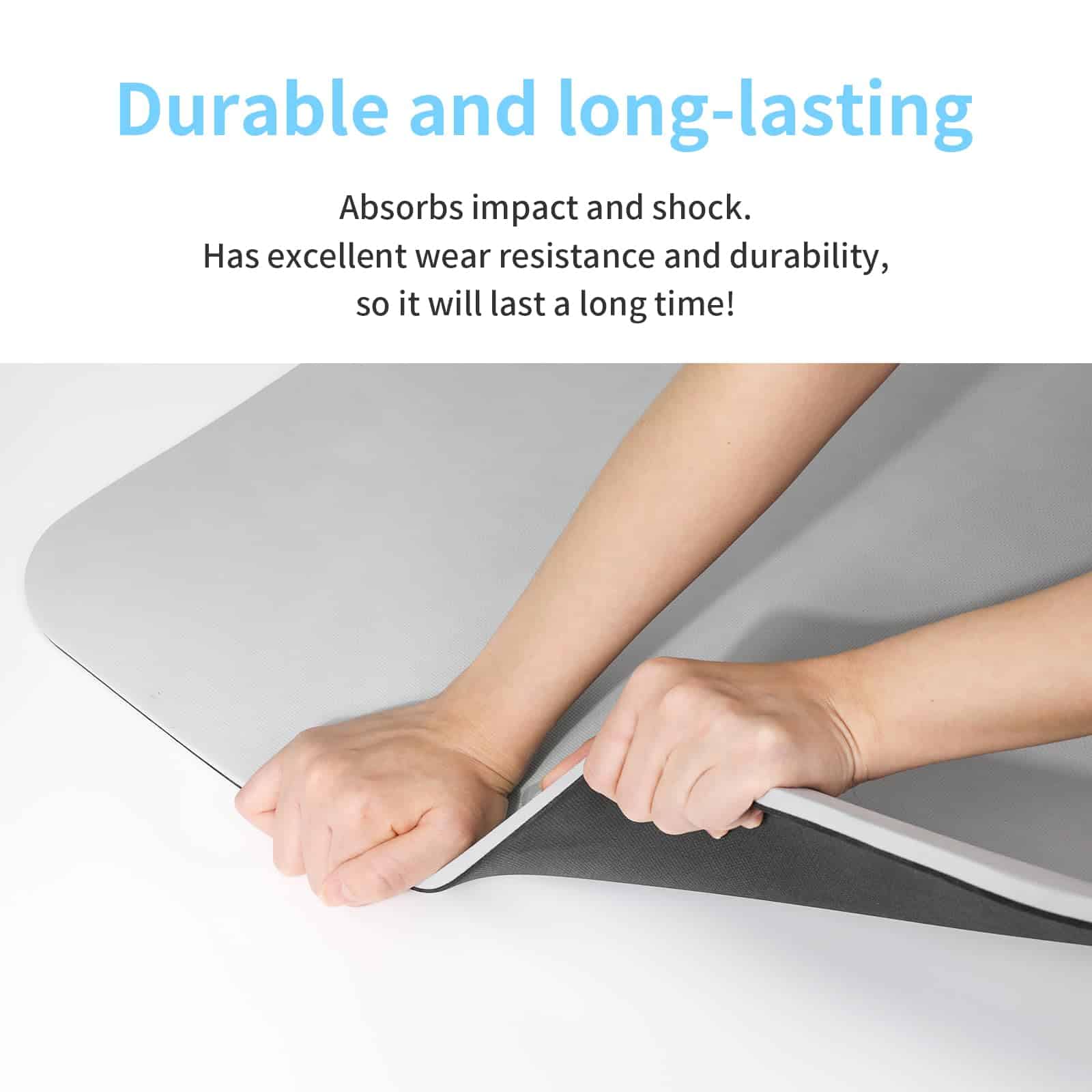 Tapete de Yoga antideslizante y anti desgarro, extra grueso - Imagen 6