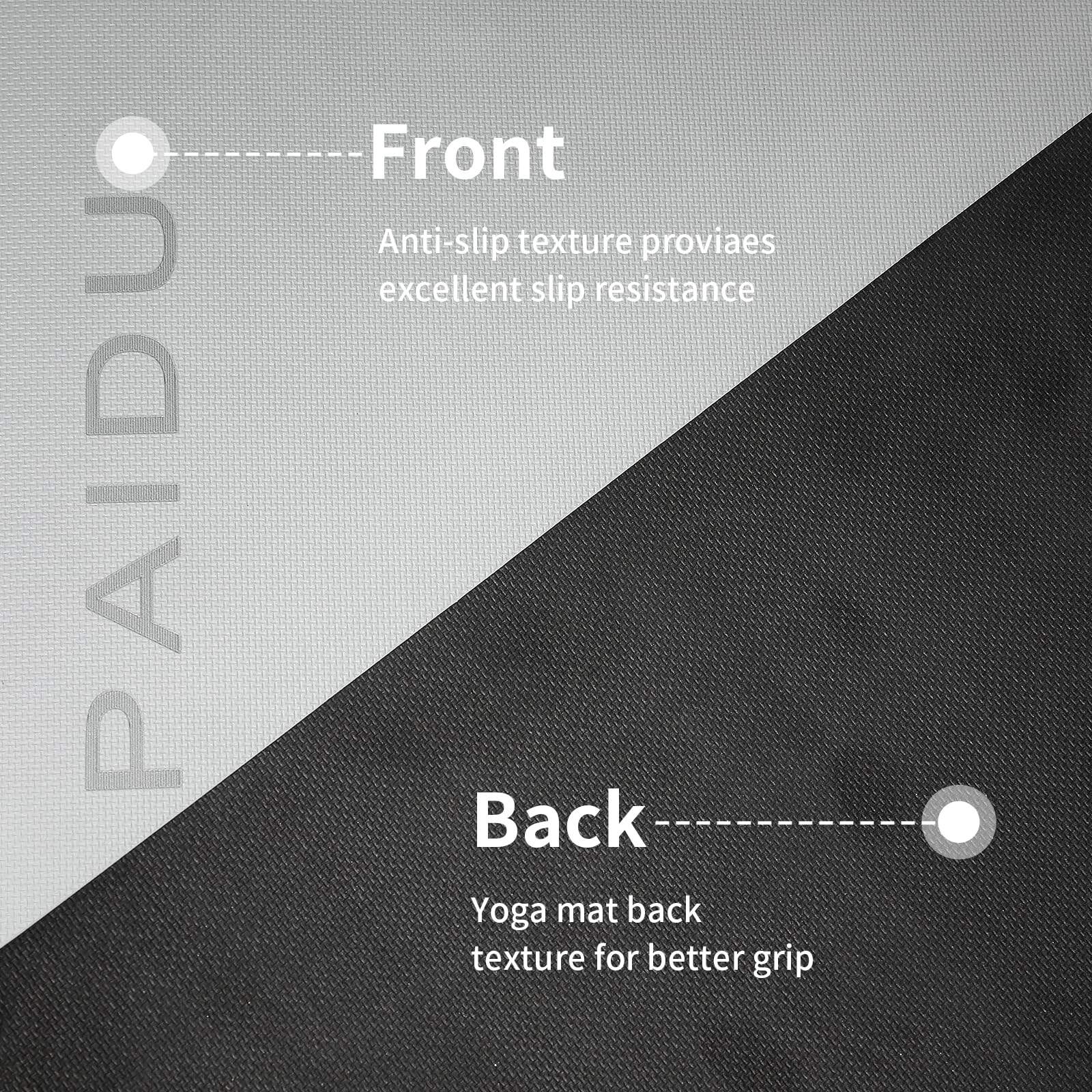 Tapete de Yoga antideslizante y anti desgarro, extra grueso - Imagen 5