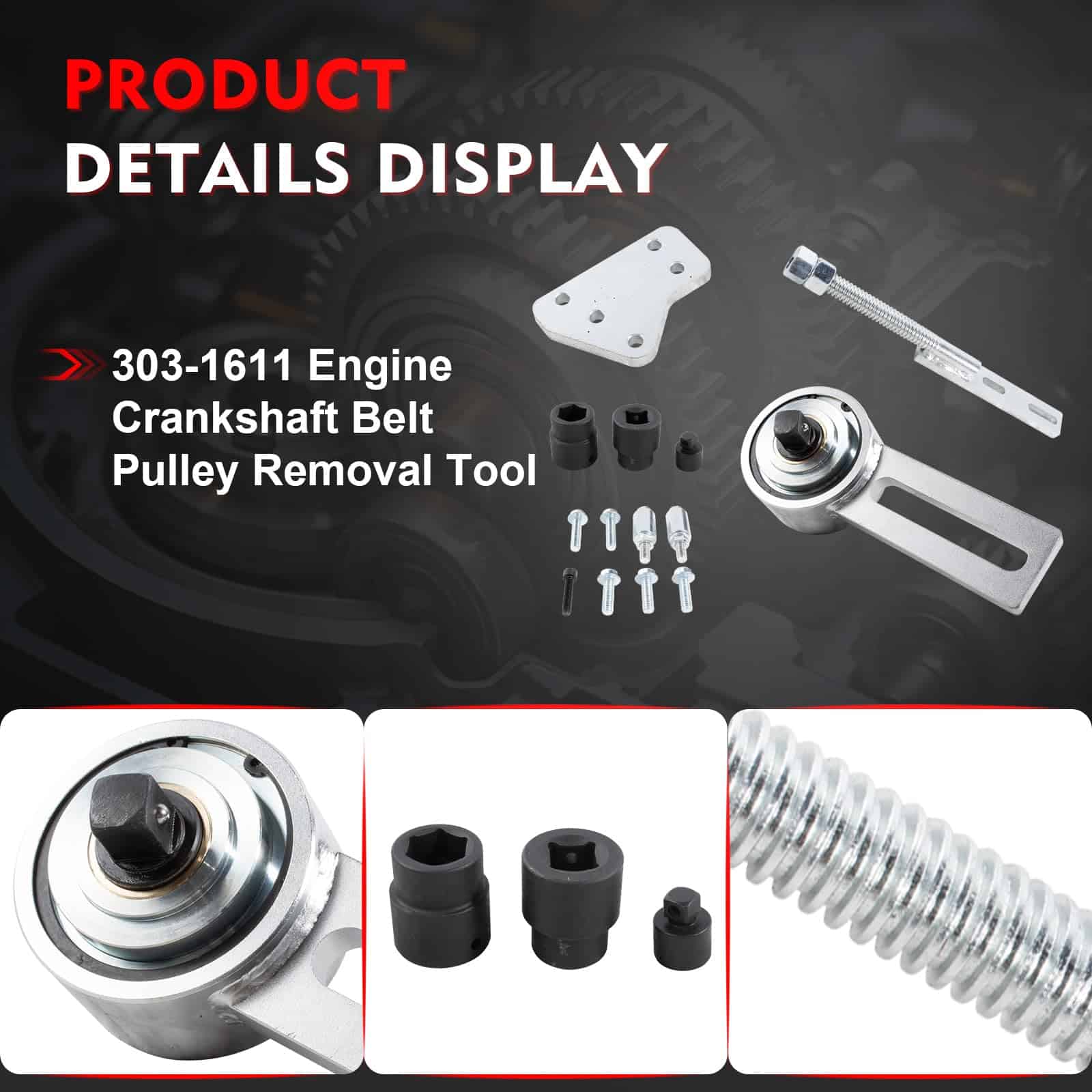 Merautop SJ 303-1611 Herramienta de Extracción de Polea del - Imagen 5