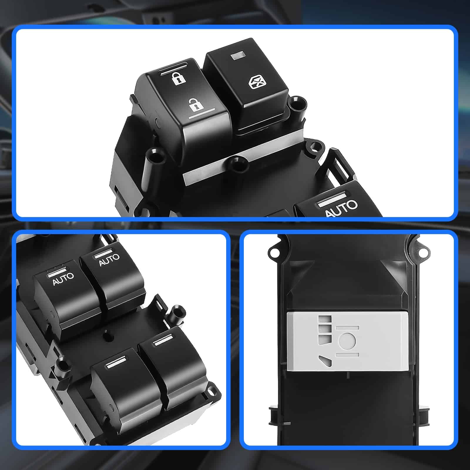 JALIAMTE 35750-T2A-A01 Interruptor maestro de ventana, - Imagen 6