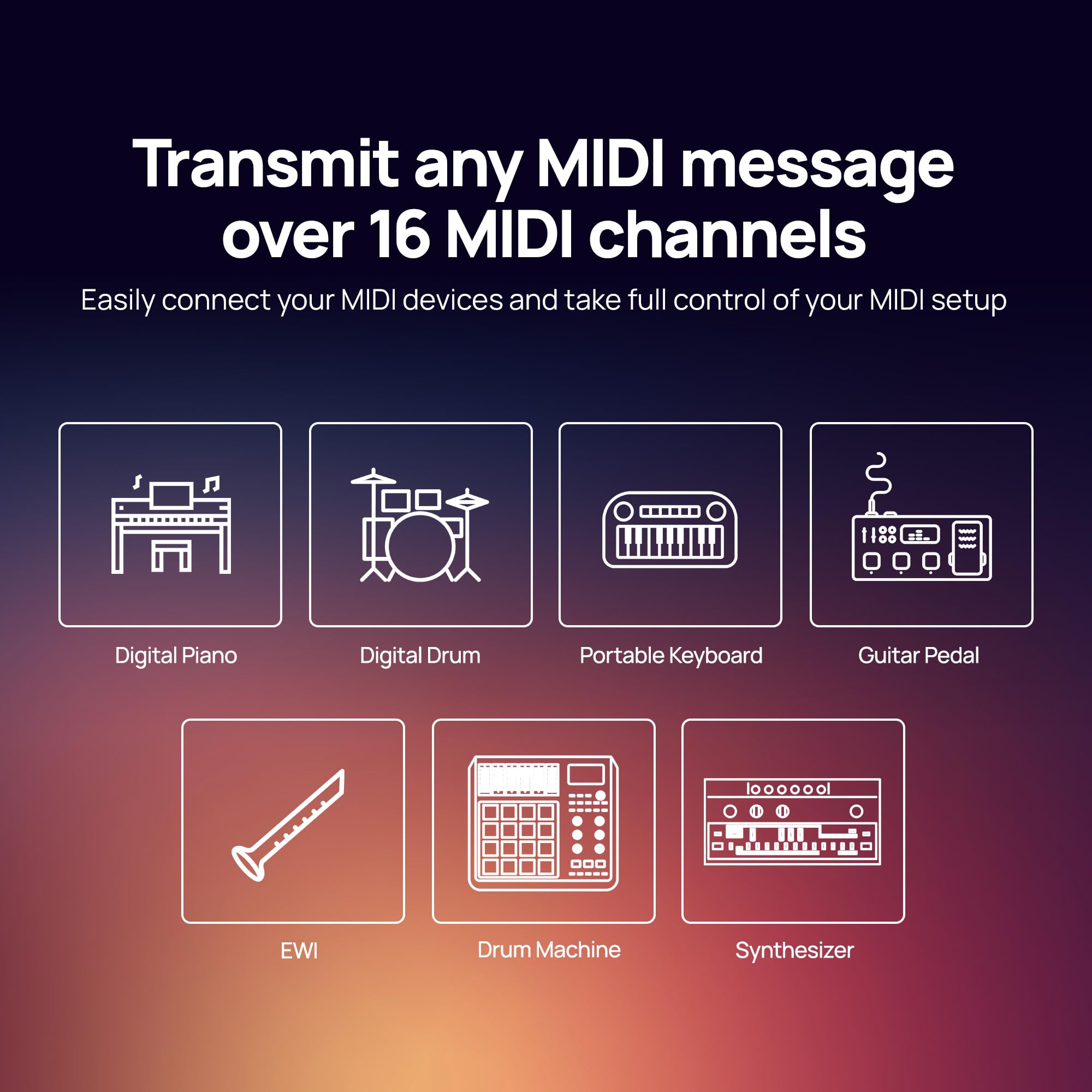 CME C2MIDI Pro - Cable MIDI USB-C de Doble Uso con Filtro, - Imagen 10