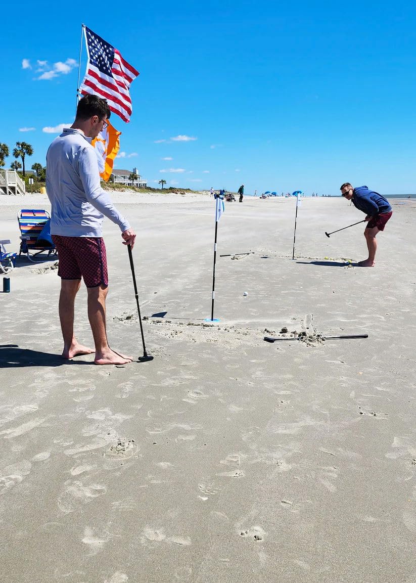 Juego de Golf de Playa Beach Putt - Set de Mini Golf - - Imagen 8