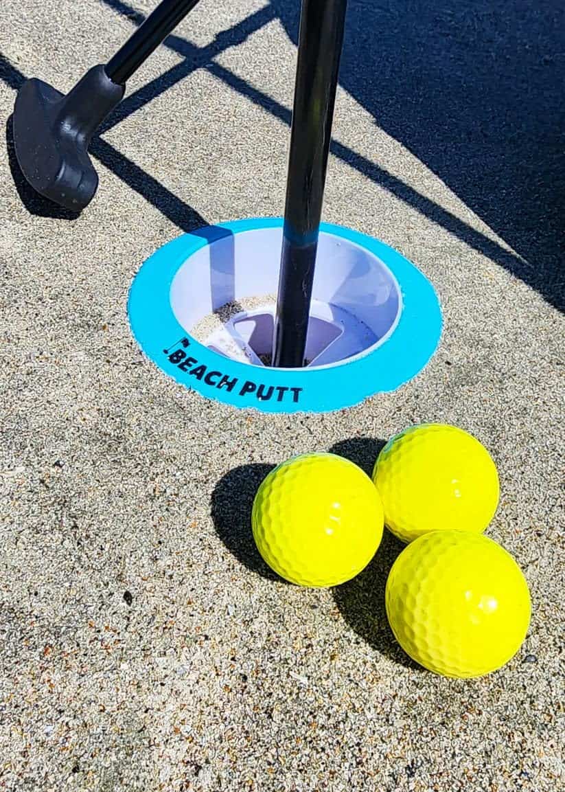 Juego de Golf de Playa Beach Putt - Set de Mini Golf - - Imagen 4