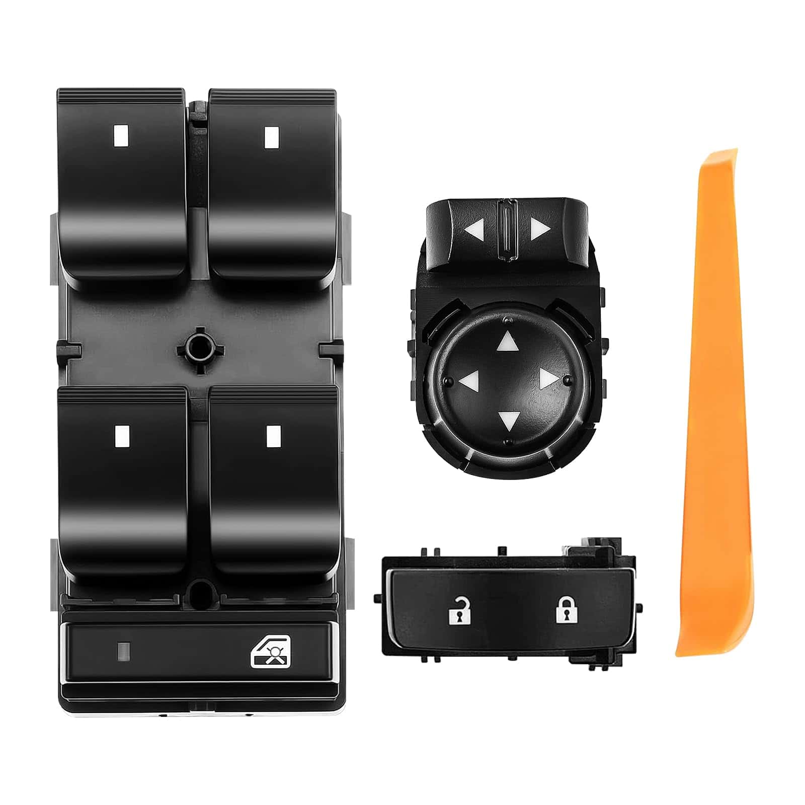 JALIAMTE 25789692 Interruptor de Ventana Eléctrica, 3 Pcs