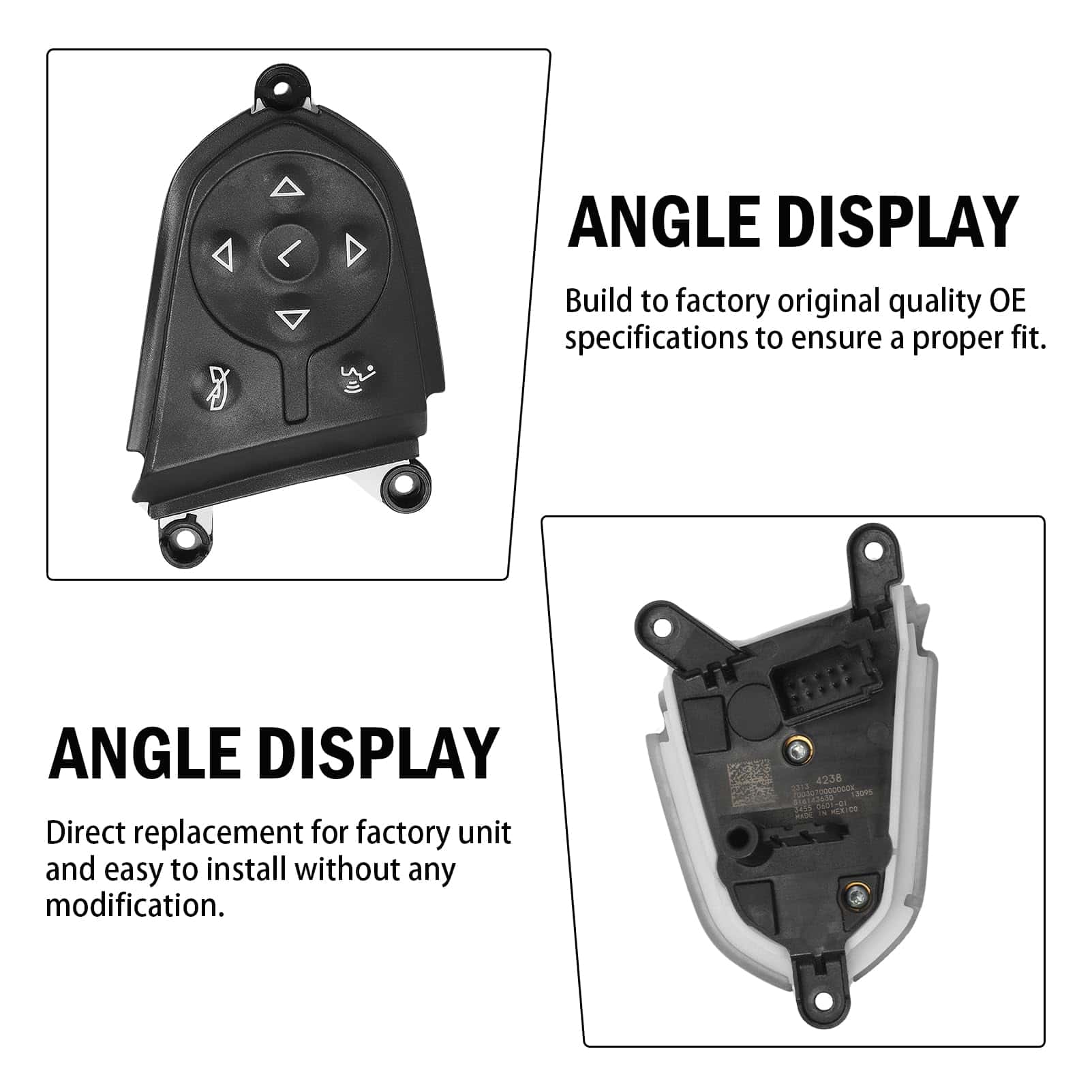 Interruptor de control de audio del volante compatible con - Imagen 6