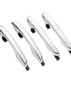 Juego de 4 manijas de puerta cromadas GNXFixt compatibles