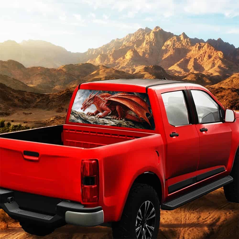 Calcomanías para camionetas Pickup de dragón misterioso, - Imagen 5
