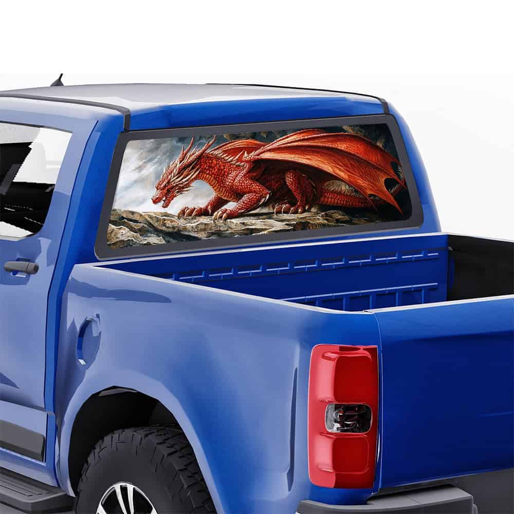 Calcomanías para camionetas Pickup de dragón misterioso, - Imagen 4