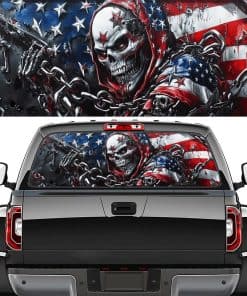 Calcomanía de Vinilo Perforada para -Estilo Americano de Crá