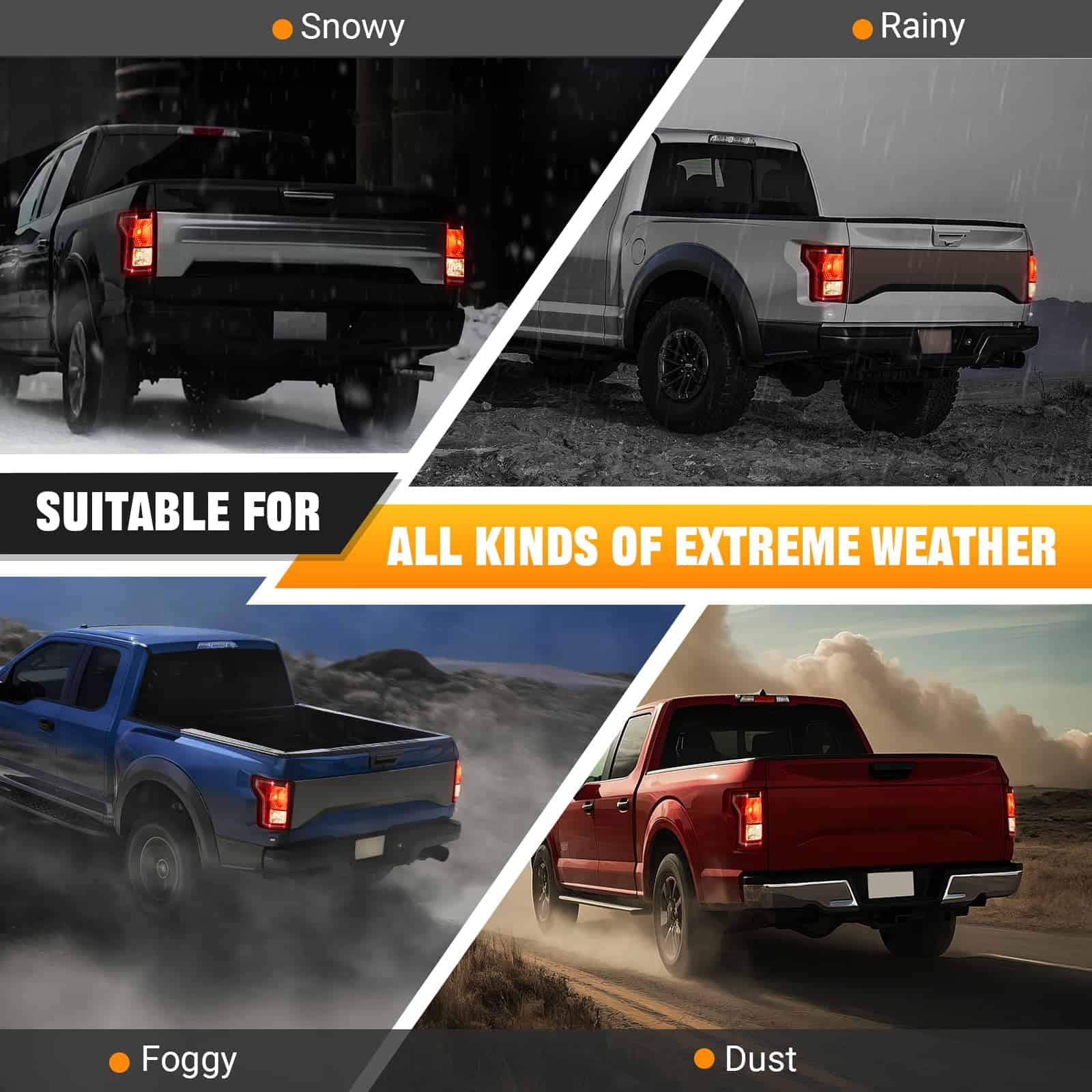 Ensamblaje de Luces Traseras BeamTrack Compatible con Ford - Imagen 9