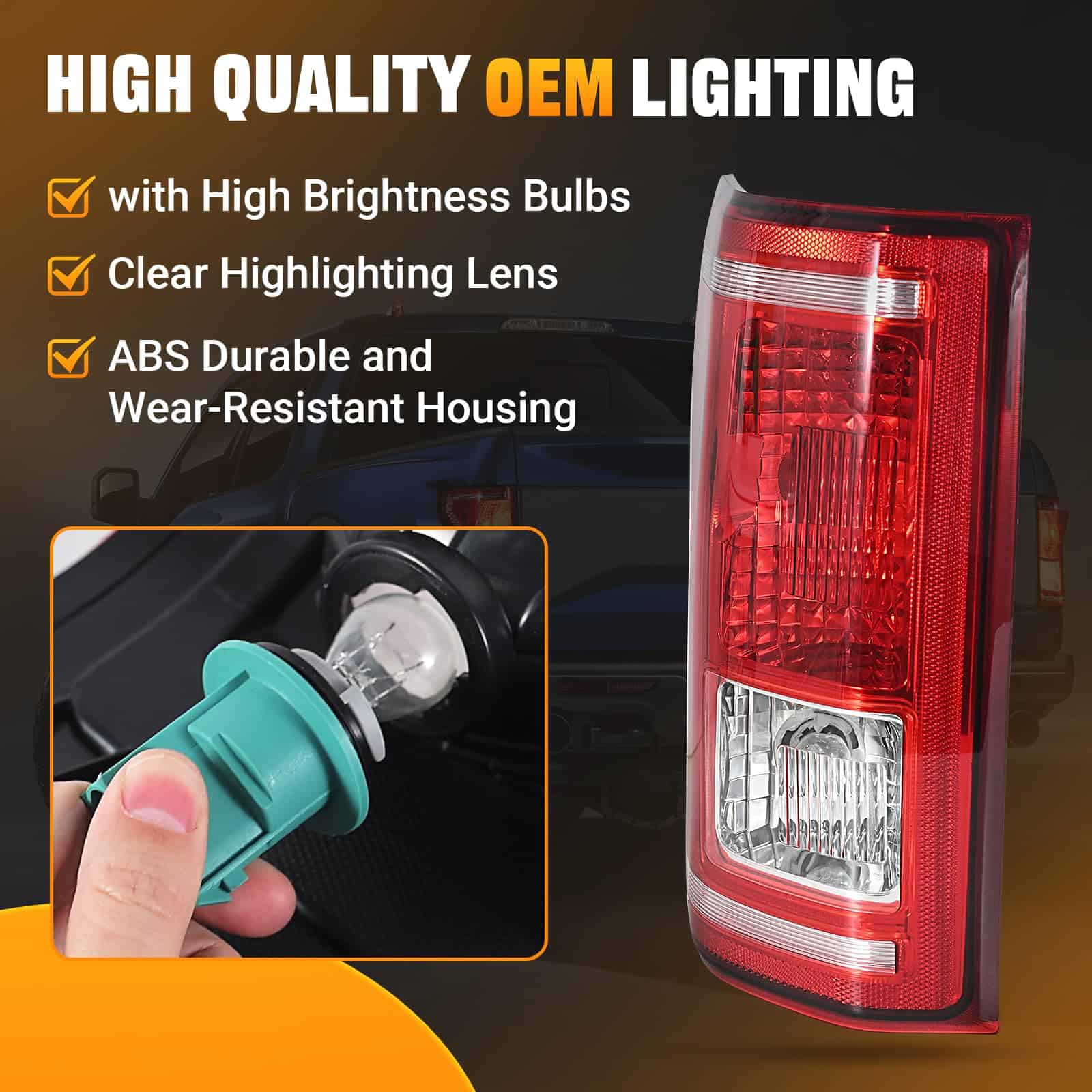 Ensamblaje de Luces Traseras BeamTrack Compatible con Ford - Imagen 7