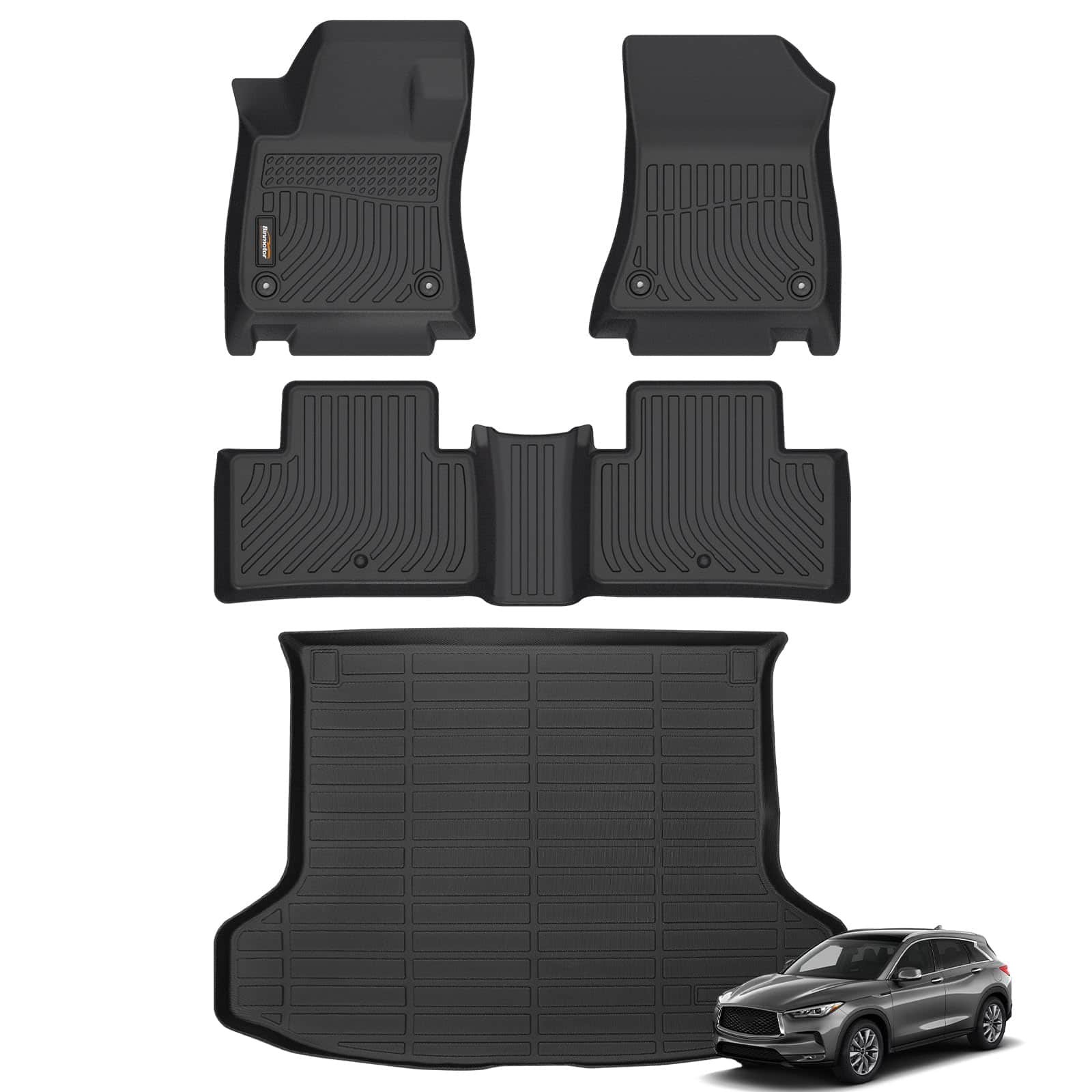 Juego de alfombrillas para piso de automóvil para todas las