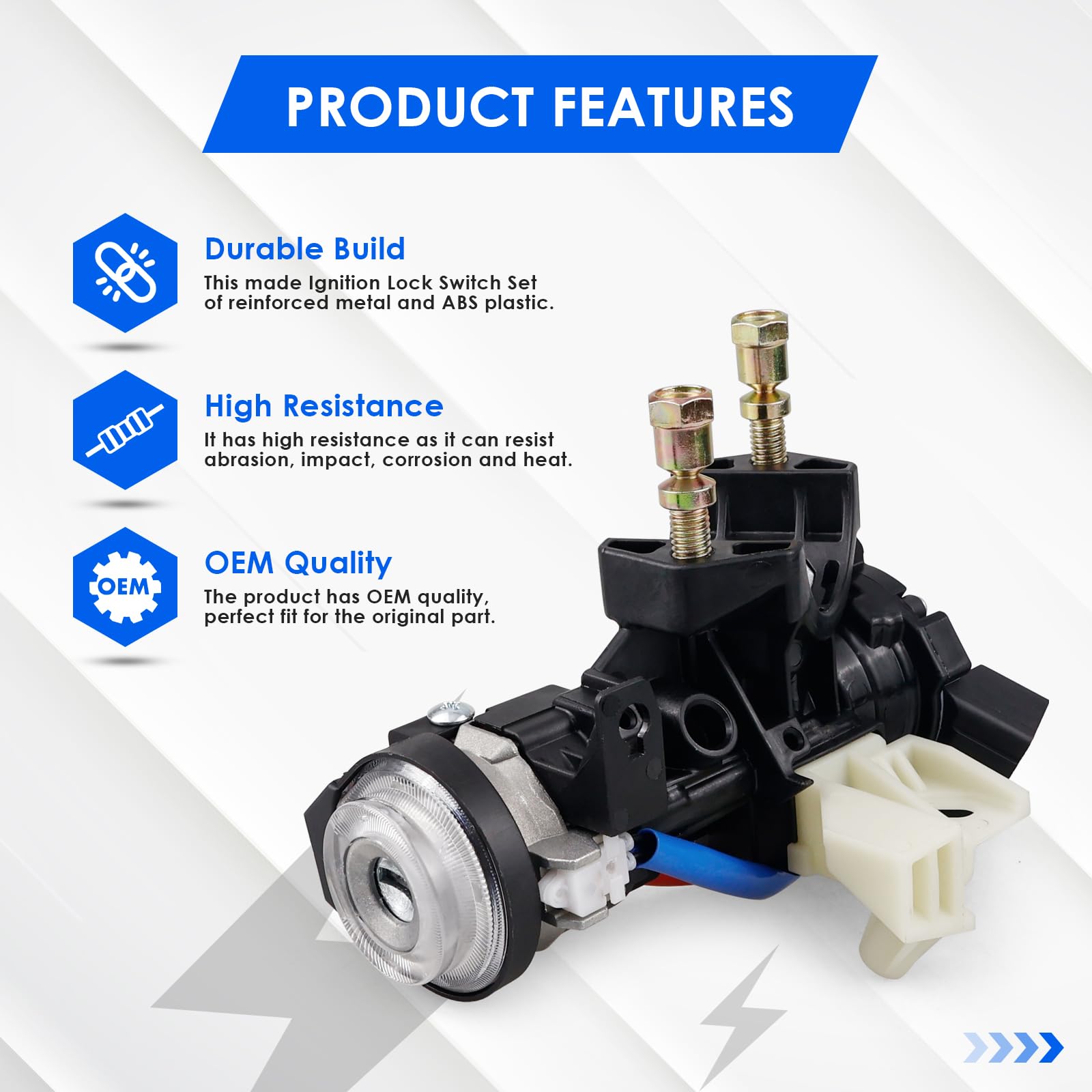 81910-B2100 Conjunto de Cerradura de Encendido con 2 Llaves - Imagen 6