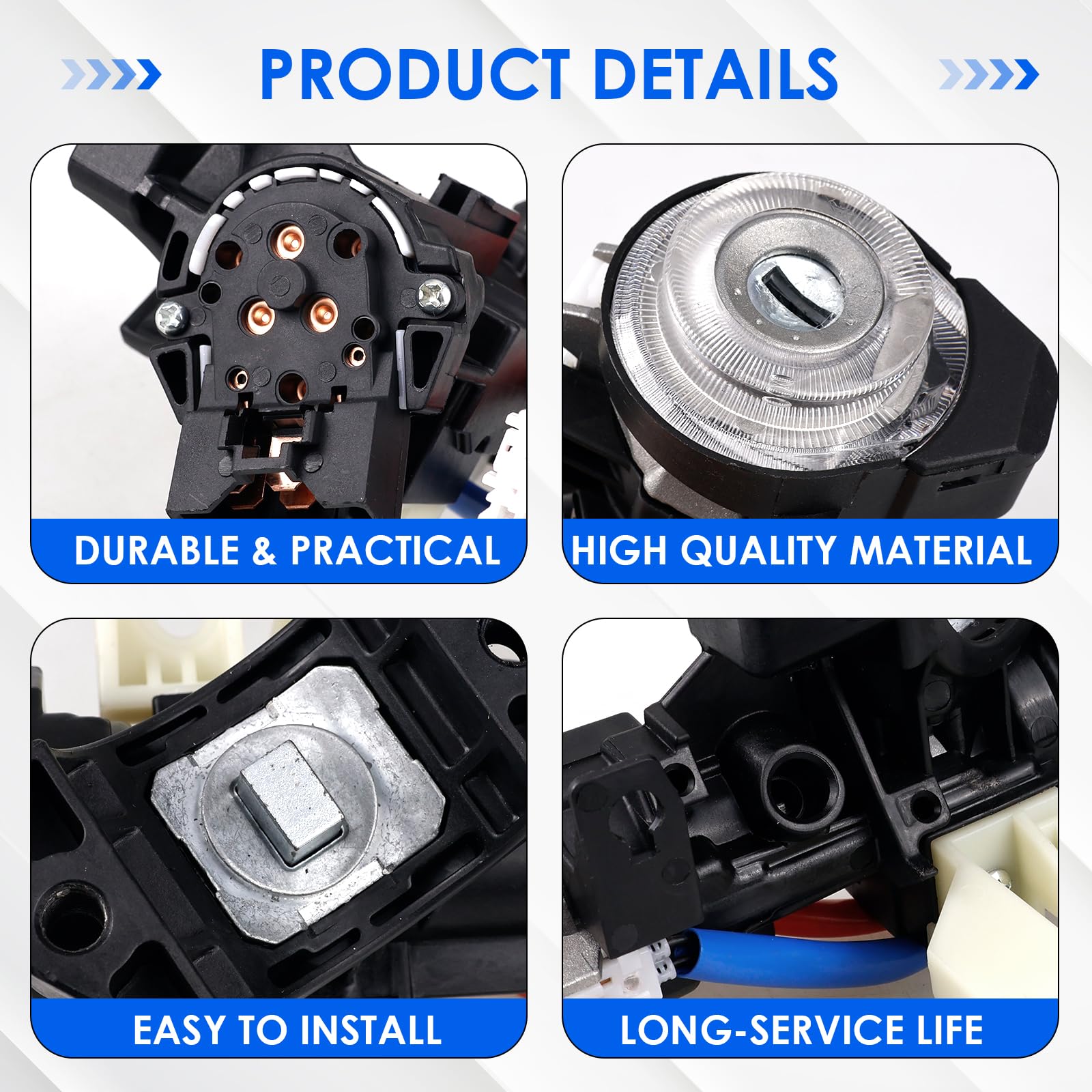 81910-B2100 Conjunto de Cerradura de Encendido con 2 Llaves - Imagen 7