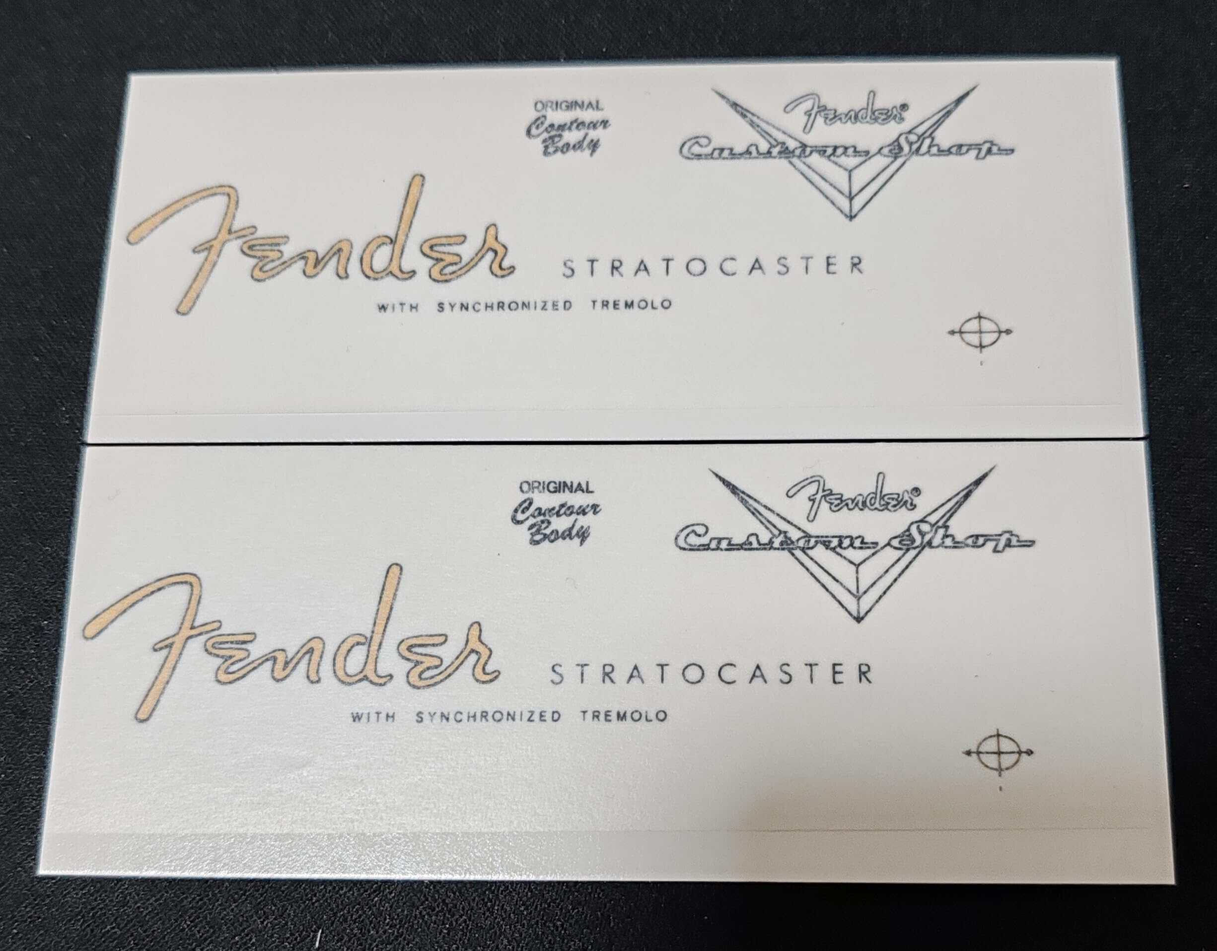 Calcomanía de Transferencia de Agua con Logo para Guitarra - Imagen 3