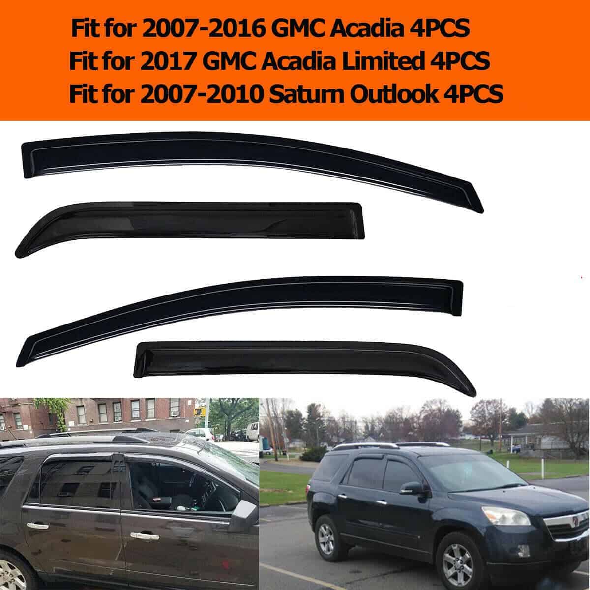 Deflector de Viento para Ventana CITYHOT Original 4 piezas, - Imagen 4