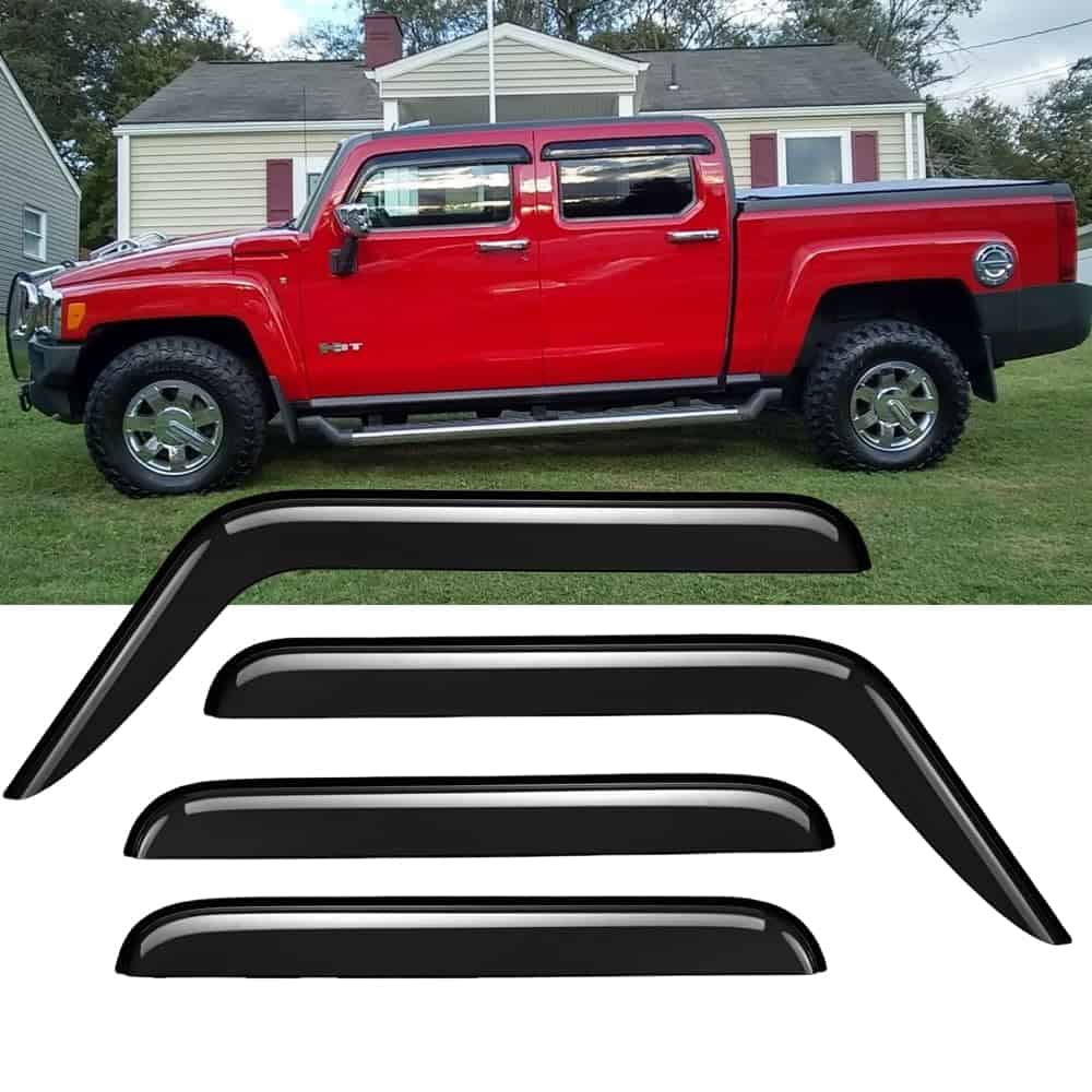CITYHOT Original 4pcs Deflector de Ventanas Vent Ventanilla