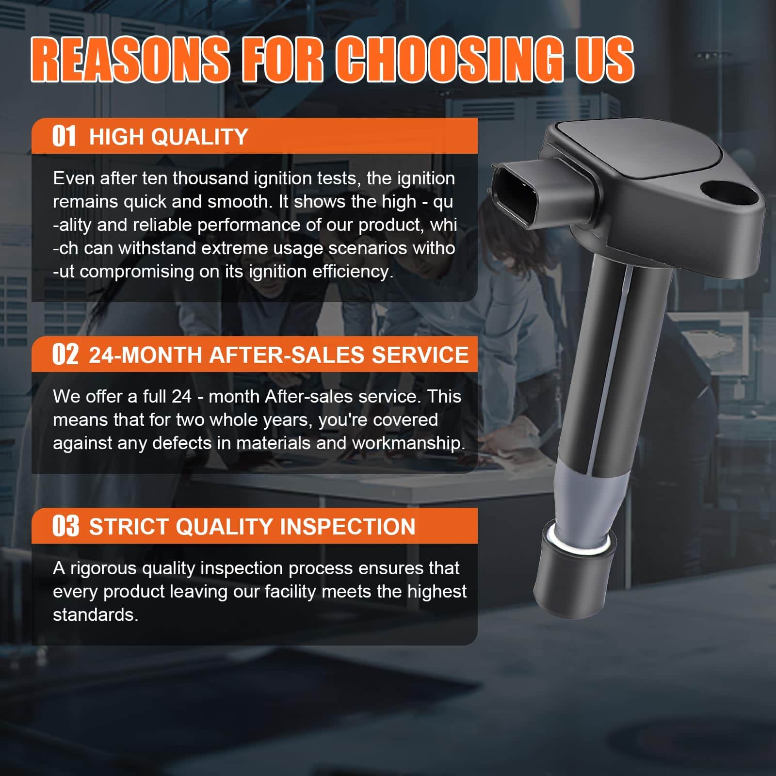 6pcs Bobina de Encendido & Bujía Adecuados para Honda - Imagen 8