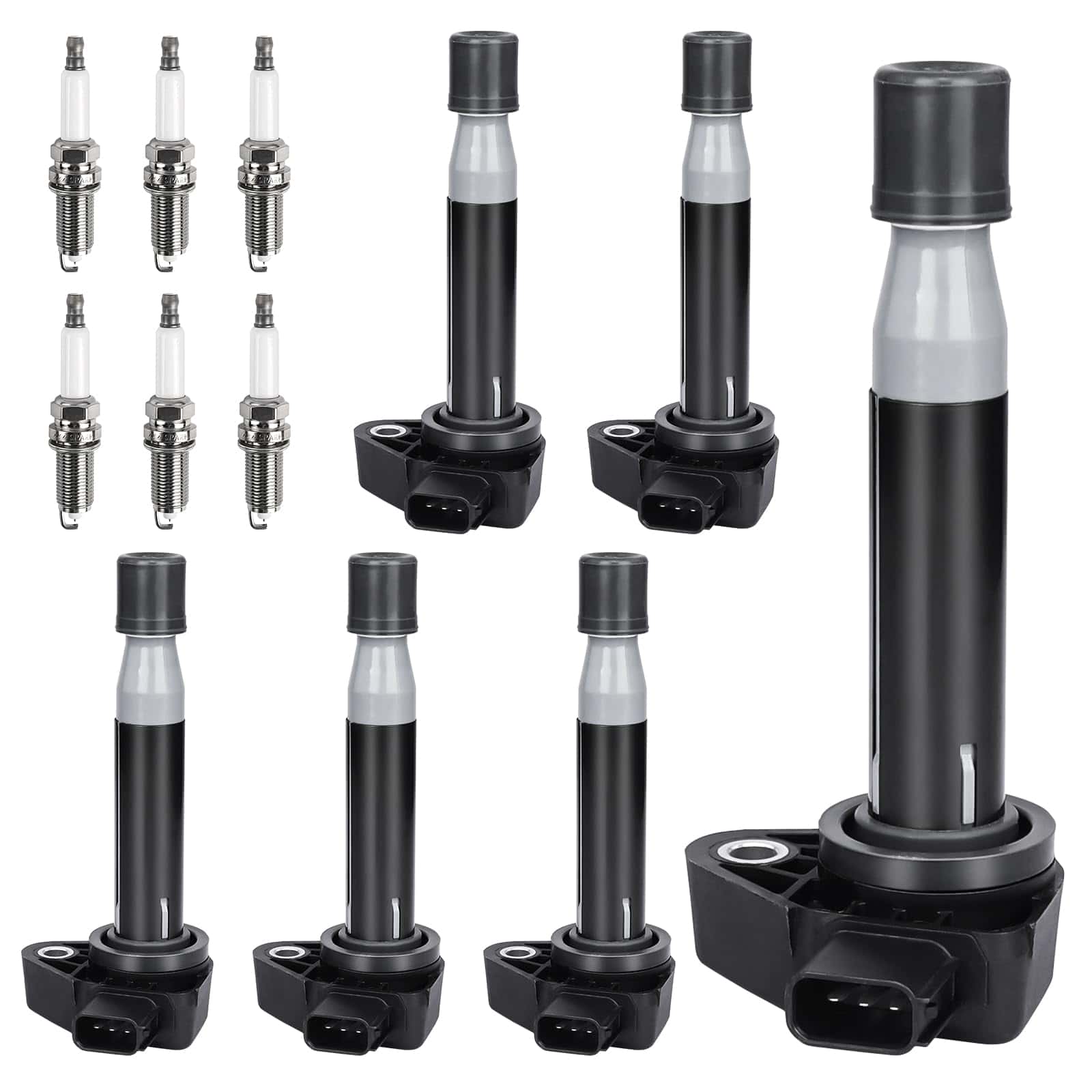 6pcs Bobina de Encendido & Bujía Adecuados para Honda