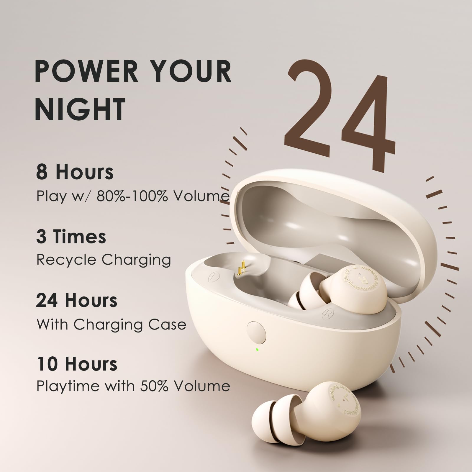wedoking Comfortable Sleep Earbuds APP Control Noise - Imagen 5