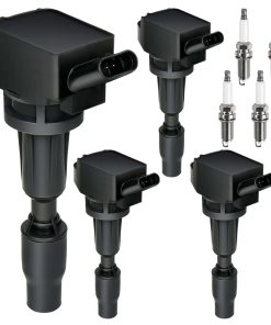 4pcs Bobina de Encendido & Bujía Apto para Kia Optima