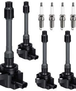 4pcs Bobina de Encendido y Bujía Ajuste para Honda Civic