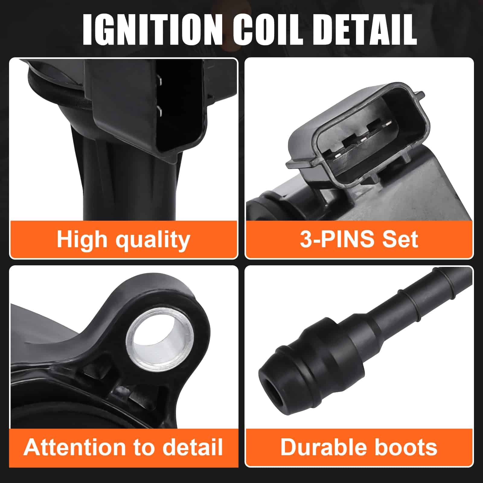 Paquete de 6 bobinas de encendido para Nissan 350Z Infiniti - Imagen 6