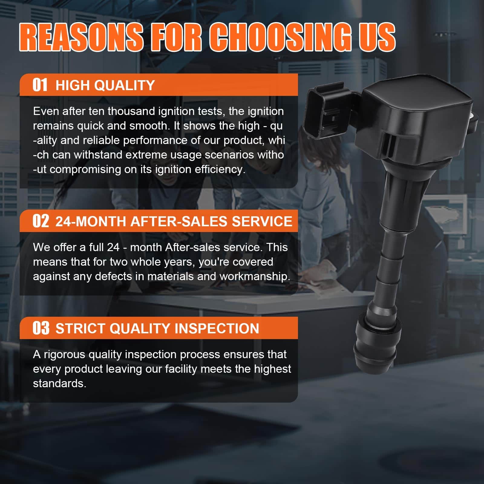 Paquete de 6 bobinas de encendido para Nissan 350Z Infiniti - Imagen 8