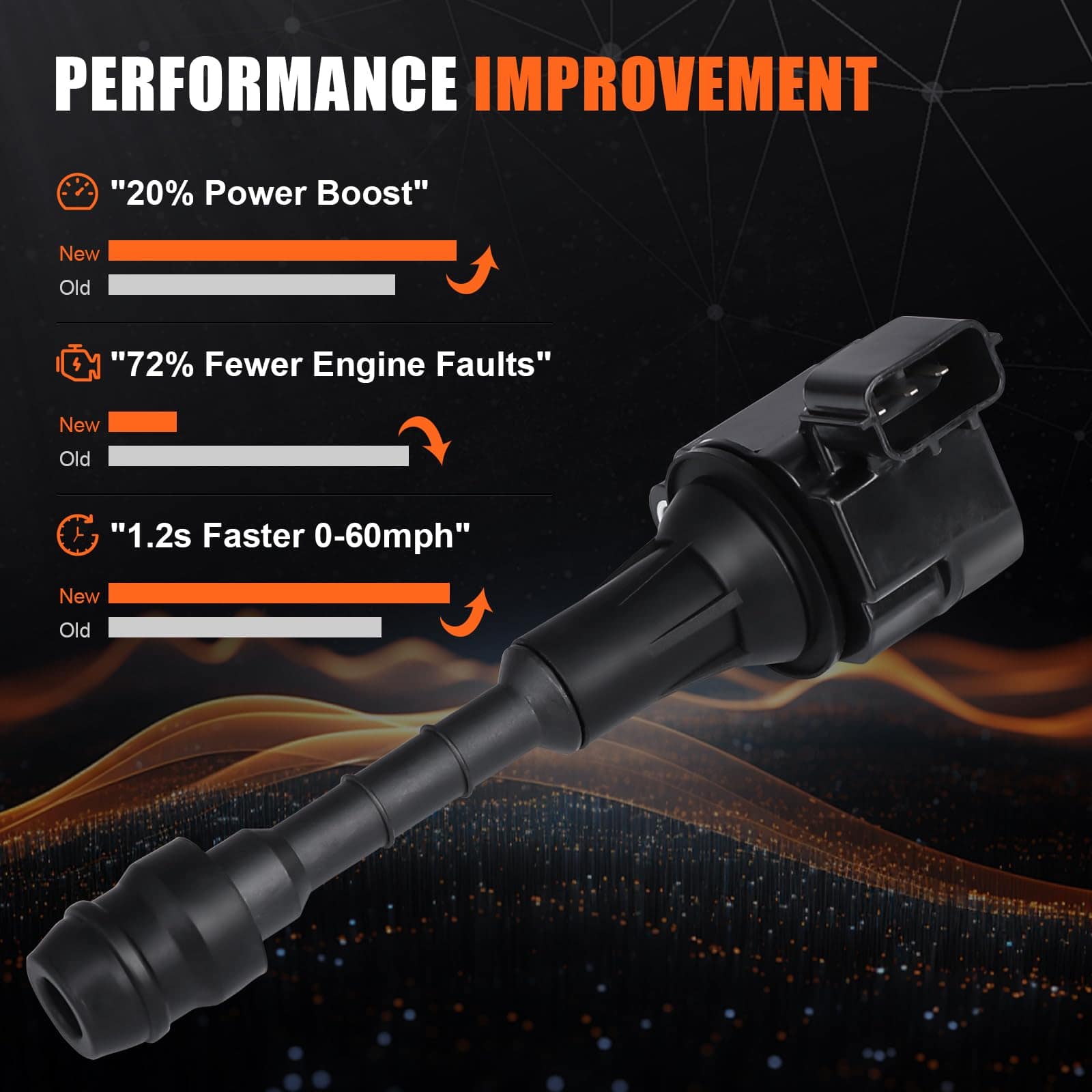 Paquete de 6 bobinas de encendido para Nissan 350Z Infiniti - Imagen 3