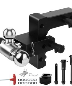 Enganche de Remolque Ajustable TopAutoGear con Bola de 2" y