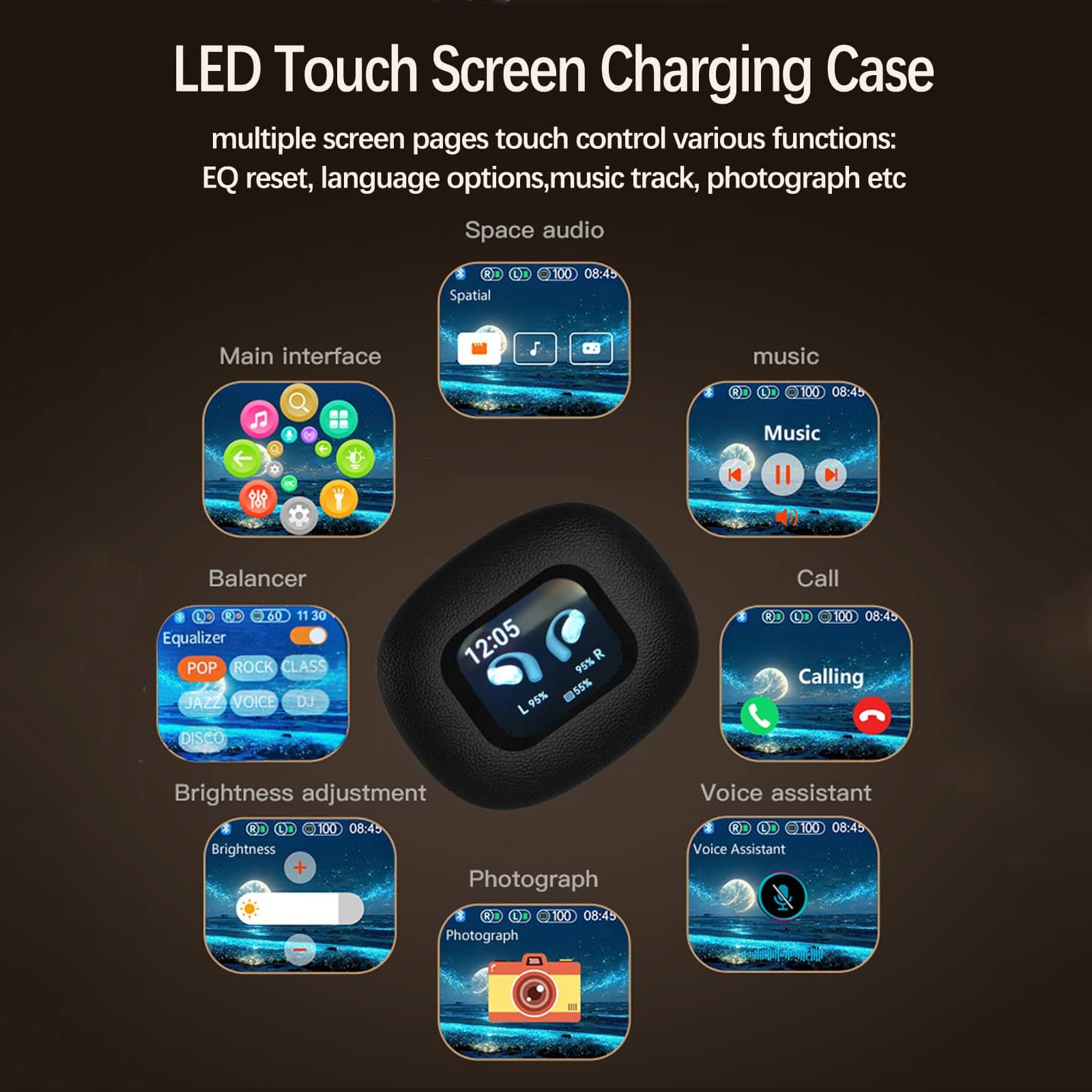 NVAHVA Auriculares de Oído Abierto, Auriculares sobre la - Imagen 3