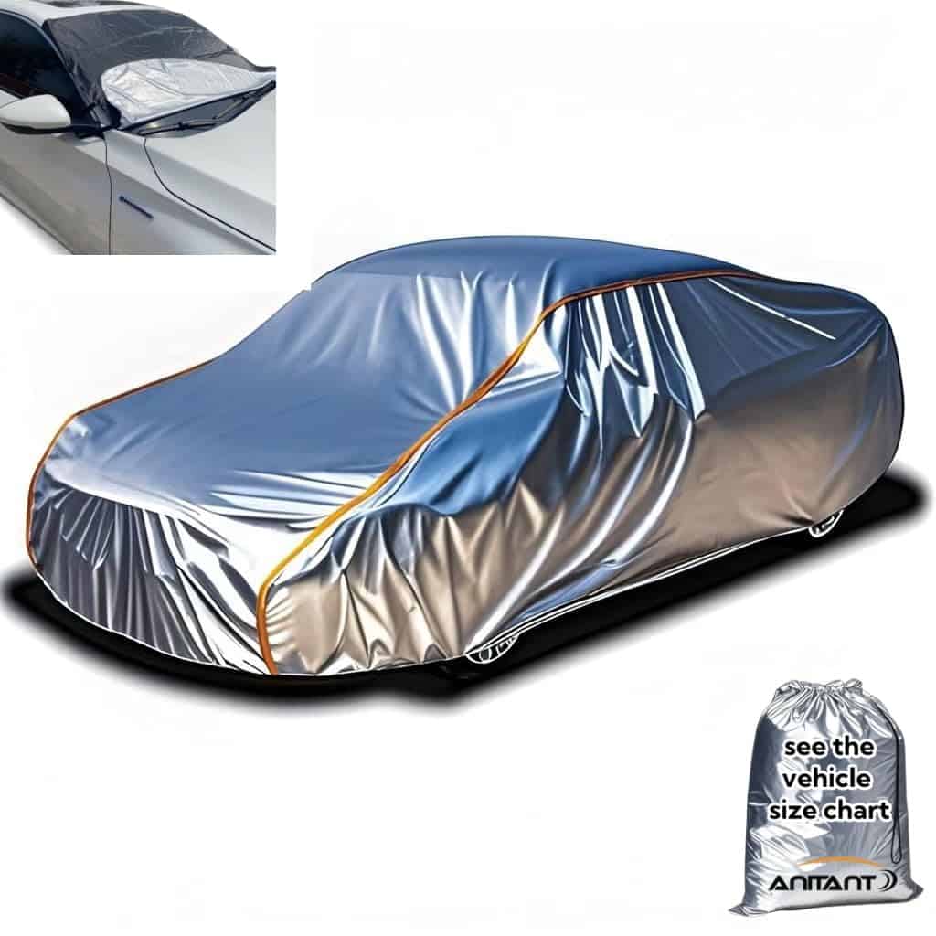 ANITANT Cubierta de Coche Pequeño de Algodón Resistente a