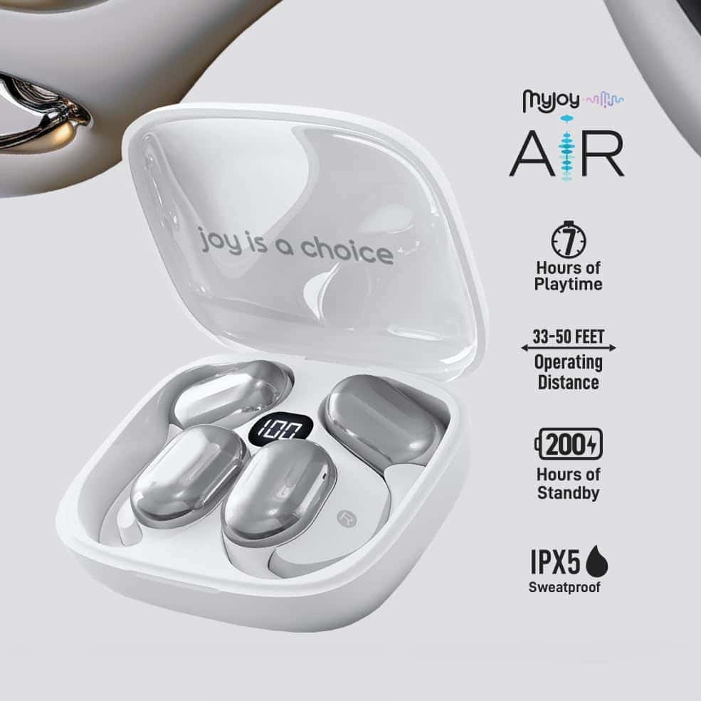 Audífonos Inalámbricos MyJoy Air Bluetooth Open Earbuds con - Imagen 7