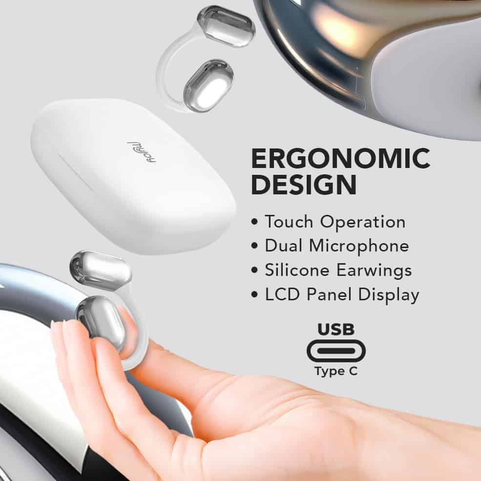 Audífonos Inalámbricos MyJoy Air Bluetooth Open Earbuds con - Imagen 6