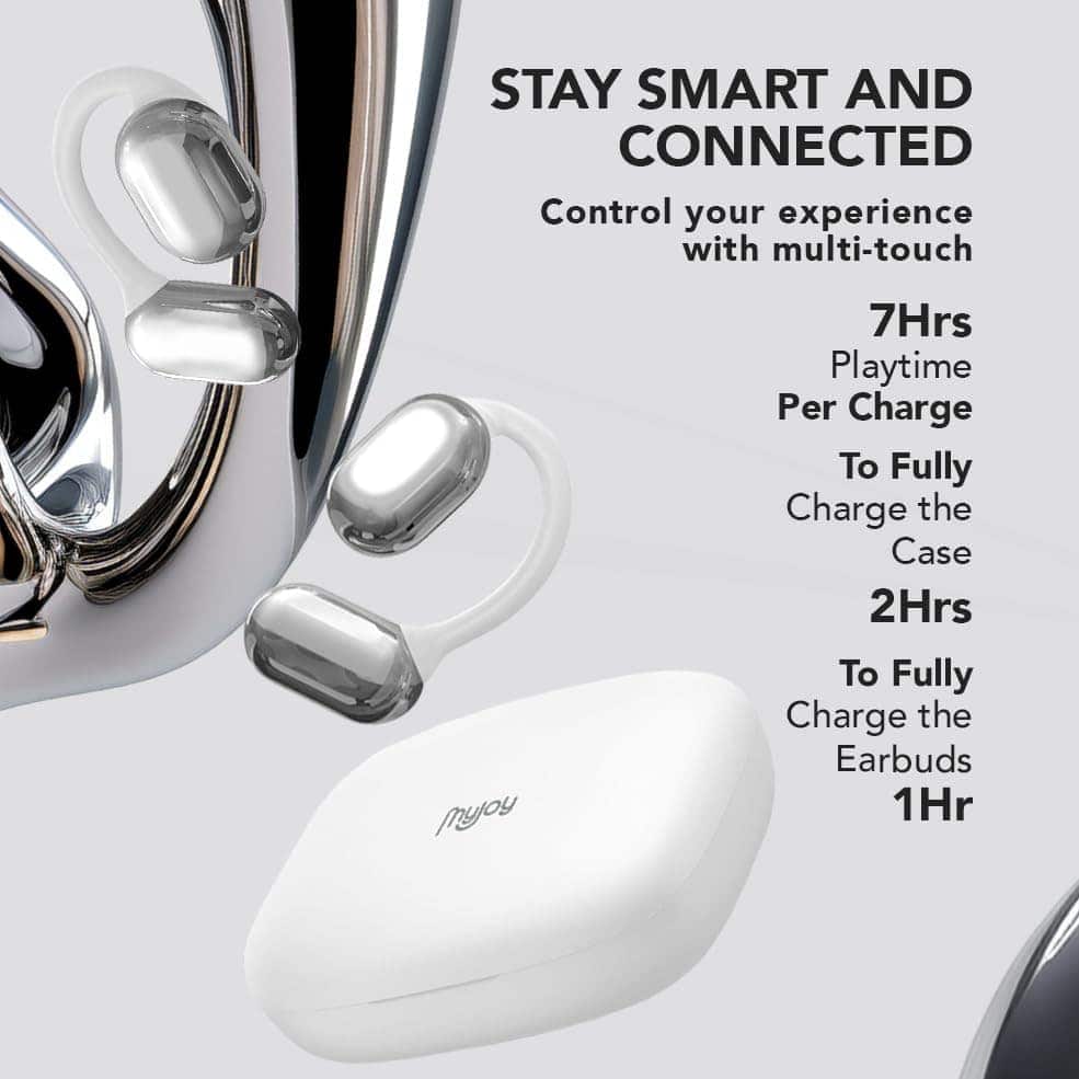 Audífonos Inalámbricos MyJoy Air Bluetooth Open Earbuds con - Imagen 4