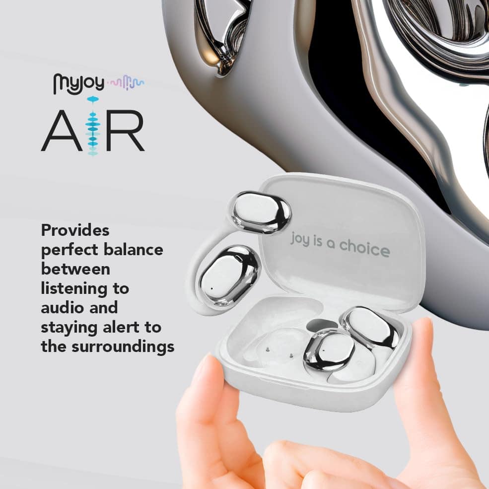 Audífonos Inalámbricos MyJoy Air Bluetooth Open Earbuds con - Imagen 3