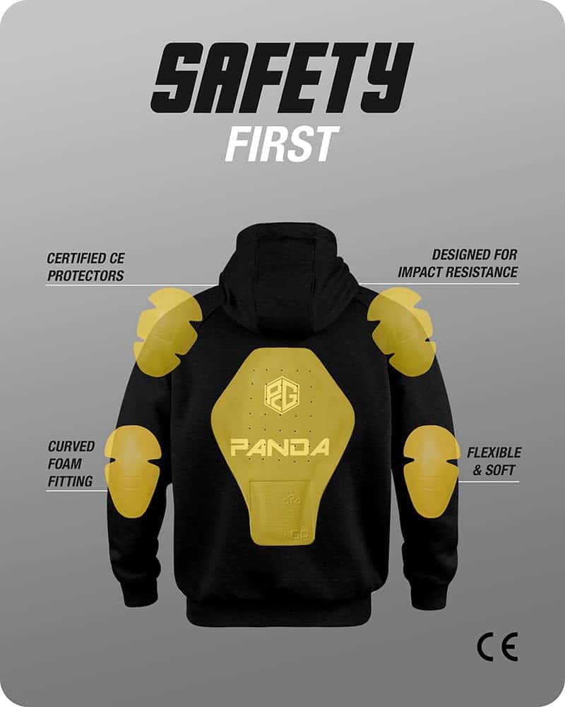 Chamarra de Moto con Armadura PANDA CYCLE GEAR para Hombre - Imagen 5