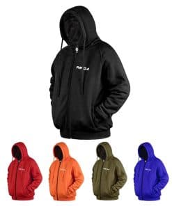 Chamarra con Capucha para Motocicleta PANDA -Negro