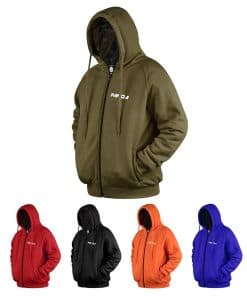 Chamarra con capucha para motocicleta PANDA -Verde