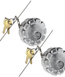 Tapón de combustible bloqueable de 3? JEEFHO 2Pcs 20770691,