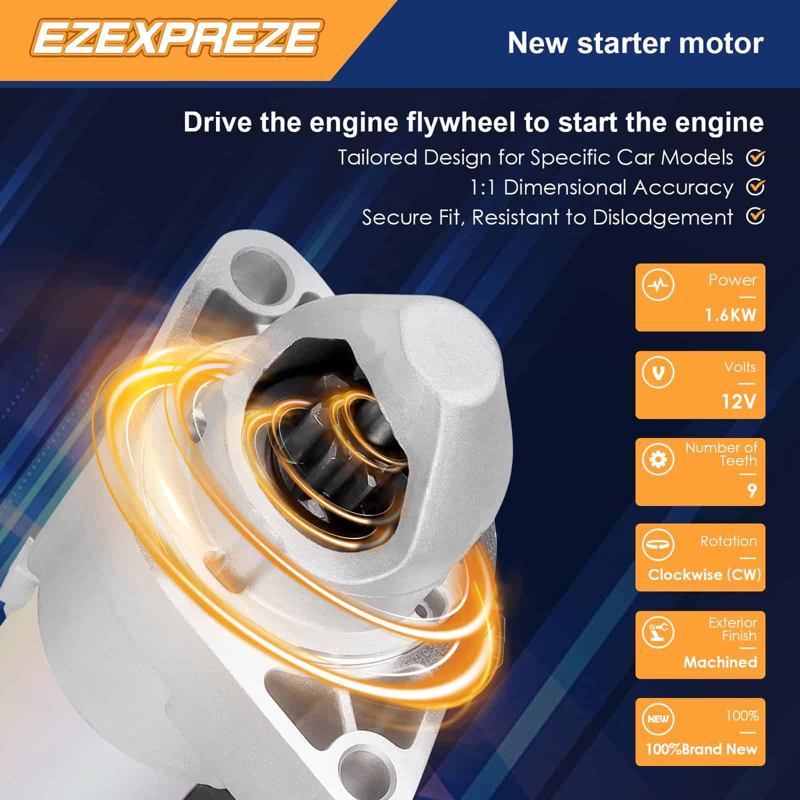 Motor de Arranque 17844N Ezexpreze Compatible con Honda - Imagen 4