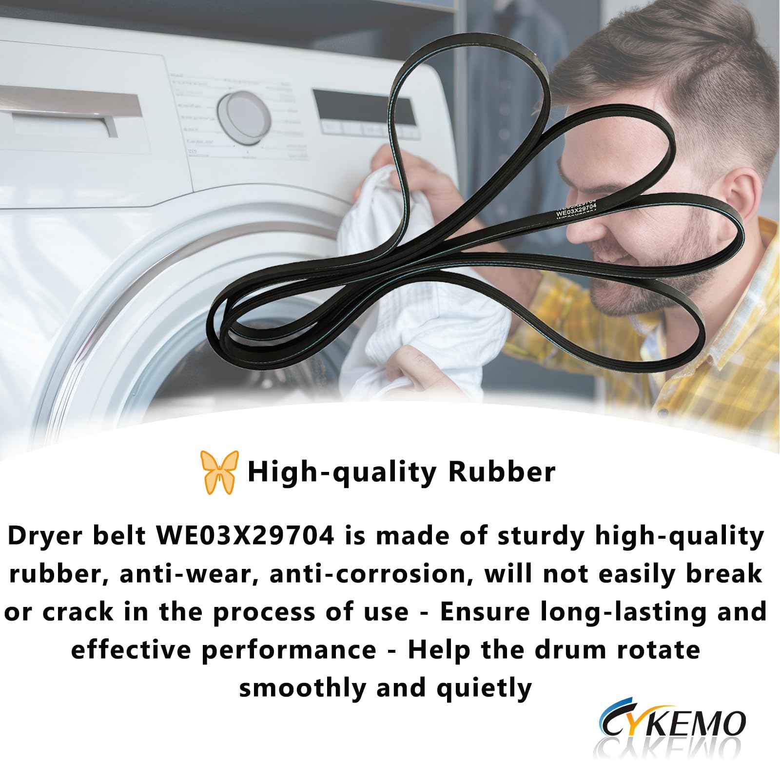 Banda de Transmisión para Secadora GE WE03X29704 - Repuesto - Imagen 4