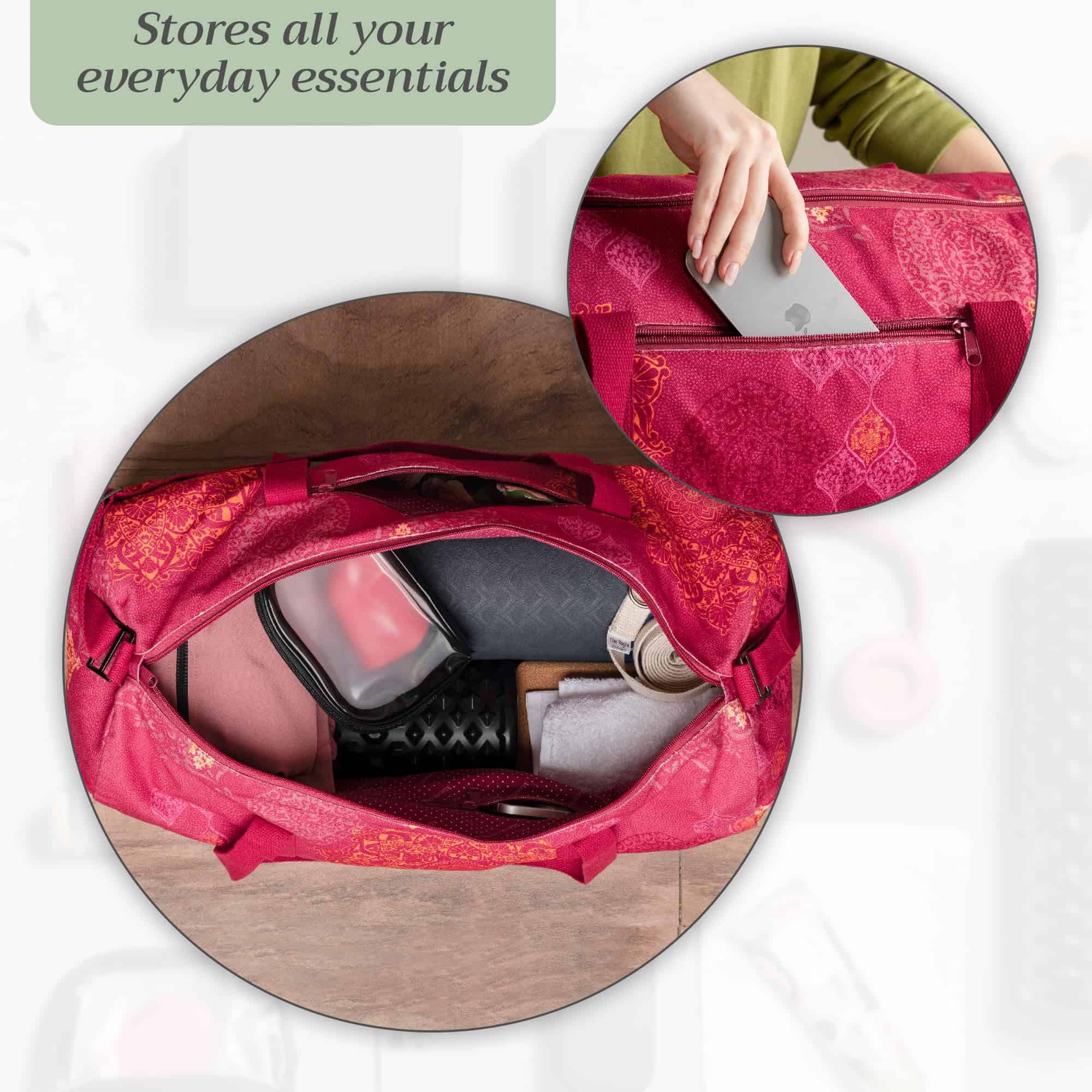 Bolso grande Maison d'Hermine para tapete de yoga y bolso - Imagen 7
