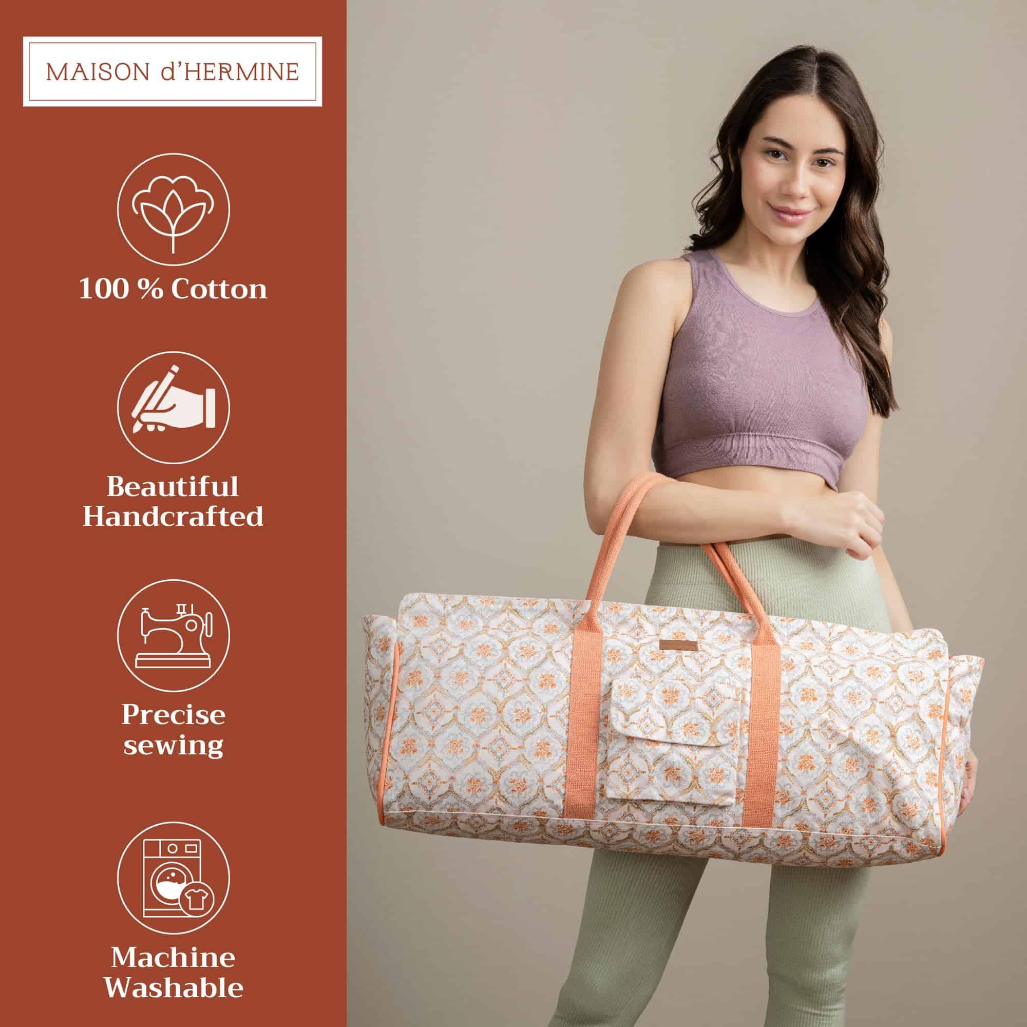 Bolso de lona para yoga Maison d'Hermine para Mujeres y - Imagen 3
